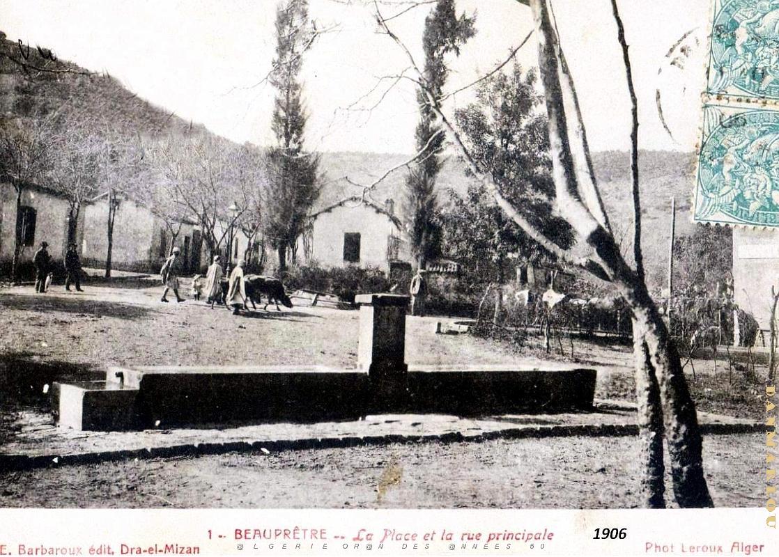 Beaupretre - Place et Rue Principale - 1906 .jpg